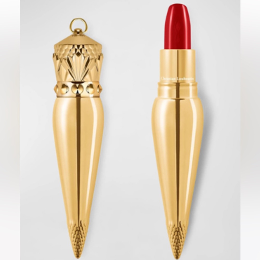 Christian Louboutin Rouge Louboutin 001 Satin Lipstick New- Red Box Refillable